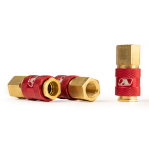 Штуцер профессиональный мама с внутренней резьбой 1/4F, латунь, 25шт