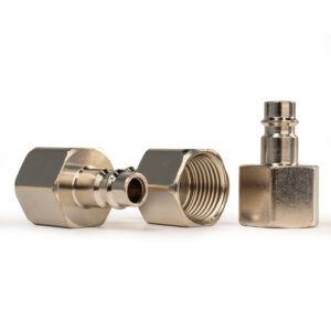 Штуцер папа с внутренней резьбой 1/2F, никелированная сталь, 50шт