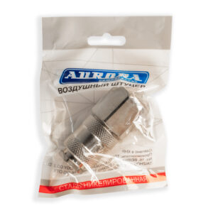 Штуцер мама с внутренней резьбой 1/2F, никелированная сталь, уп. 1шт