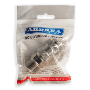 Штуцер мама с наружной резьбой 1/2M, никелированная сталь, уп. 1шт