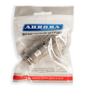 Штуцер мама ёлка d.9мм F, никелированная сталь, уп. 1шт