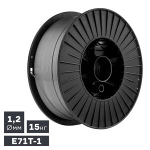 Проволока сварочная MIG, порошковая газозащитная (E71T-1), Ø 1,2 мм, 15 кг