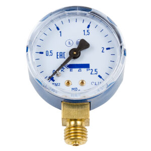 Манометр КЕДР ТМ2 Кислород, (0-2,5 МПа, кл.2,5, М12Х1,5) О2-У