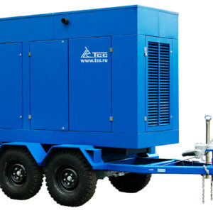 Дизельный генератор ТСС ЭД-20-Т400 в погодозащитном кожухе на прицепе