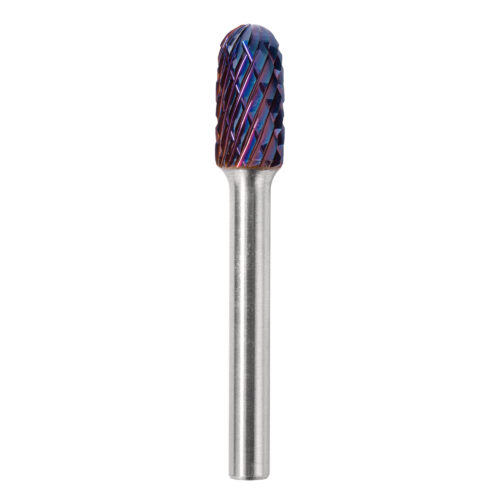 Борфреза тв. сплав № 732, форма C, 10*20*65/хв.6 мм, UC NANO BLUE, ТМ ПрофОснастка