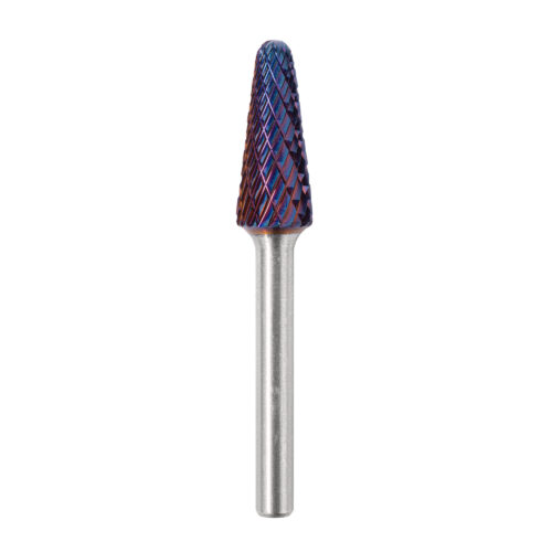 Борфреза тв. сплав № 777, форма L, 12*28*73/хв.6 мм, UC NANO BLUE, ТМ ПрофОснастка